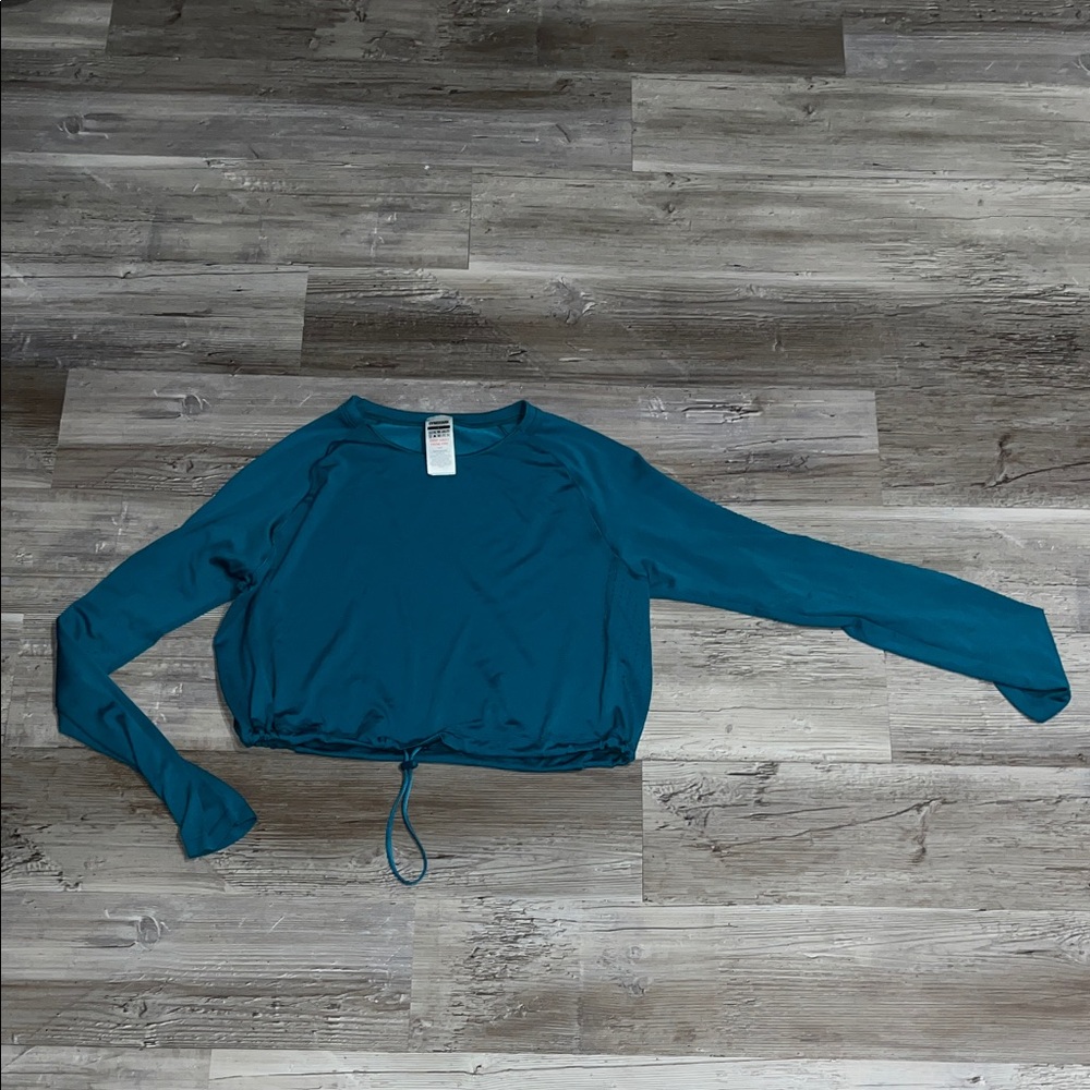 Gymshark Teal Drawstring T-Shirt
